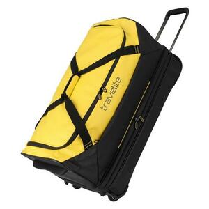 Travelite Basics Wheeled Duffle exp. Black/yellow obraz