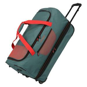 Travelite Basics Wheeled duffle L exp Green/orange obraz