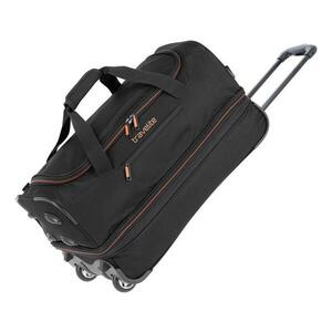 Travelite Basics Wheeled duffle S Black/orange obraz