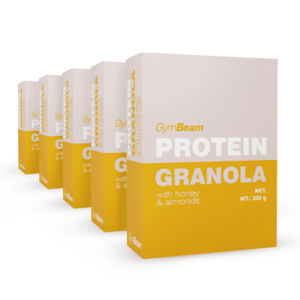 GymBeam Proteinová granola s medem a mandlemi obraz