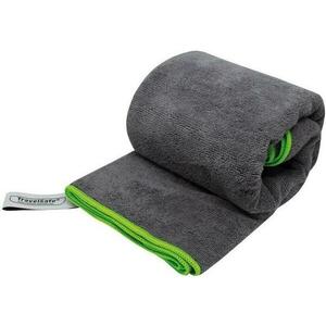 TravelSafe ručník Microfiber Terry Towel XL charcoal/lime green obraz