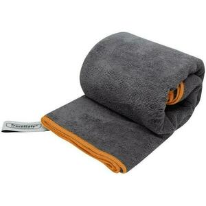 TravelSafe ručník Microfiber Terry Towel XL charcoal/orange obraz