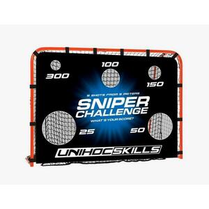 Unihoc Sniper Challenge autobrankář 25/26 - 160x115 cm - černá/modrá obraz