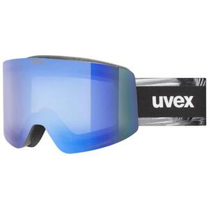 Uvex Provoqe Fm Black Matt Dl/mirror Blue On Green-clear S2 obraz