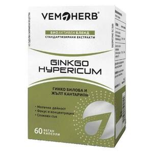 Vemoherb Ginkgo Hypericum 60 kapslí obraz