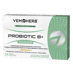 Vemoherb Probiotic 8+ Immuno 24 kapslí obraz