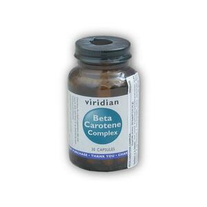 Viridian Beta Carotene Complex 30 kapslí obraz