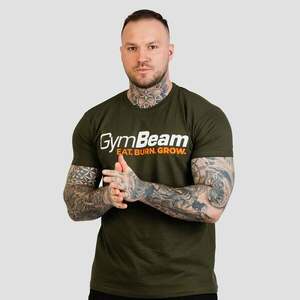 GymBeam Tričko Grow Military Green obraz