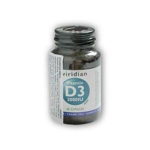 Viridian Vitamin D3 2000IU 60 kapslí obraz