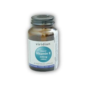 Viridian Vitamin E 330mg 400iu 30 kapslí obraz