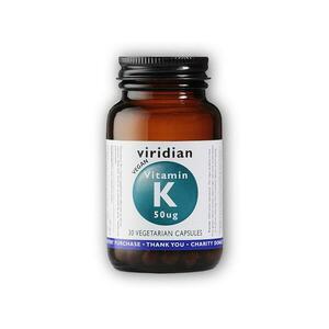 Viridian Vitamin K 50ug 30 kapslí obraz