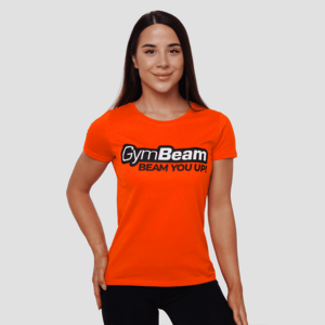 GymBeam Dámské Tričko Beam Orange obraz