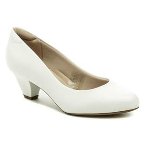 Vizzano Modare 7005-600 bílé dámské lodičky na podpatku - EU 36 obraz