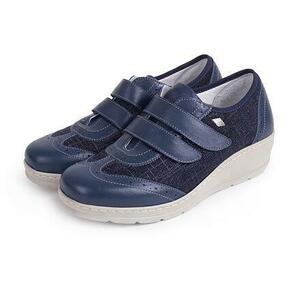 Vlnka Dámské kožené tenisky Ilona modrá obuv dospělé - EU 41 obraz