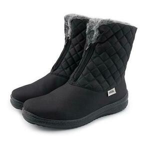 Vlnka Dámské prošívané sněhule na zip - černá - EU 42 obraz