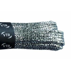 VTR Glitrové tkaničky ploché - zlaté, délka 90 cm obraz