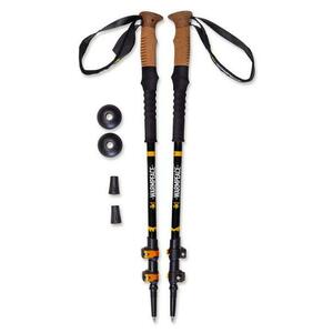 Warmpeace HIKER black/yellow trekové hole obraz