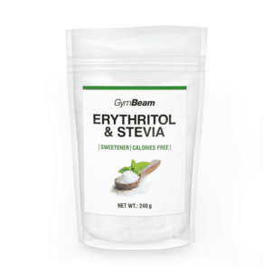 GymBeam Erythritol a Stevia sladidlo obraz