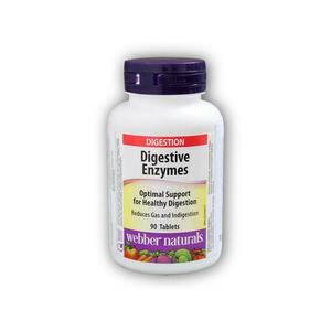 Webber Naturals Digestive Enzymes 90 tablet obraz