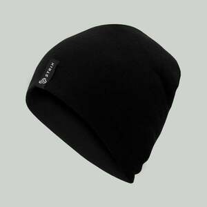 STRIX Čepice MERINO Beanie Black obraz