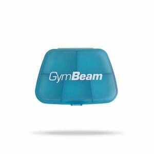 GymBeam PillBox 5 Aquamarine obraz