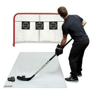 Winnwell 72 Heavy Duty branka + Winnwell Roll-Up Shooting Pad (3000x1200x3mm) deska - Heavy Duty, 72 palců obraz