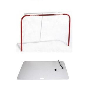 Winnwell 72 hokejová branka - užší konstrukce + Merco Shooting Pad XXL hokejová deska - 72 palců obraz