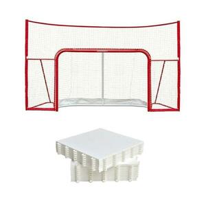 Winnwell 72 ProForm branka s postranní sítí + Hockey Revolution Hockey Tiles puzzle (18 ks) - 72 palců obraz