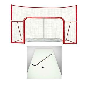 Winnwell 72 ProForm branka s postranní sítí + WINNWELL Shooting Pad Extreme Roll Up 300x150x0, 3 cm - 72 palců obraz