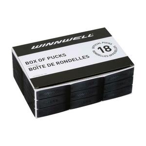 Winnwell Hokejový puk černý oficiální (18ks) BOX - černá obraz