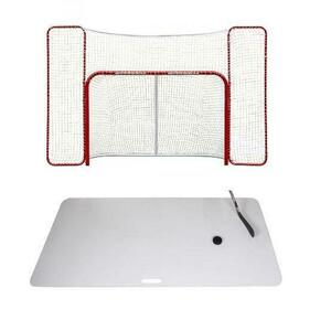 WINNWELL ProForm 72 (postranní síť) hokejová branka + Merco Shooting Pad XXL hokejová deska - 72 palců obraz
