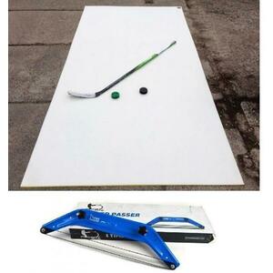 WinnWell Střelecká deska 3 x 1.5m + tréninkový nahrávač One-Timer Passer obraz