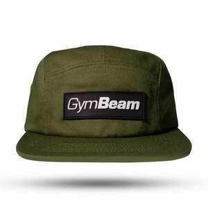 GymBeam Kšiltovka 5Panel cap Military Green obraz