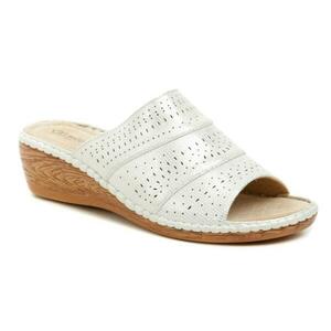 Wojtylko 7KL10121L bílé dámské nazouváky - EU 40 obraz