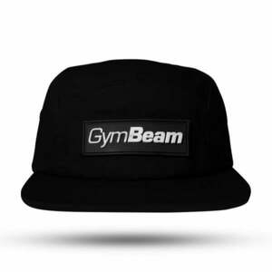 GymBeam Kšiltovka 5Panel cap Black obraz