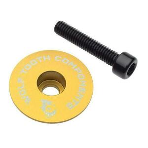 Wolf Tooth Krytka Ultralight Stem Cap Flat Zlatá obraz