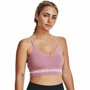 Under Armour Sportovní podprsenka Seamless Low Long Pink obraz