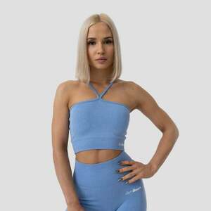 GymBeam Sportovní podprsenka Halter FLO Blue obraz