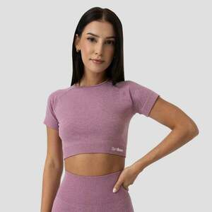 GymBeam Dámské triko FLO Crop-Top Violet obraz