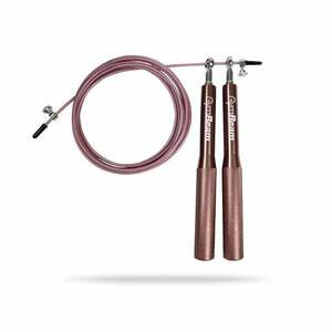 GymBeam Švihadlo Metal Jumping Rope Rose Gold obraz
