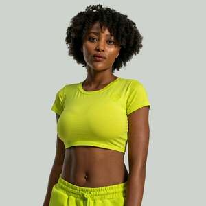 STRIX Dámské triko Essential CropTop Chartreuse obraz