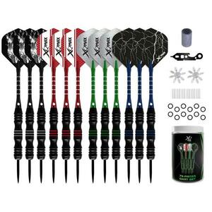 Xq Max 75-dílná sada šipky 12x ocelové šipky + příslušenství obraz
