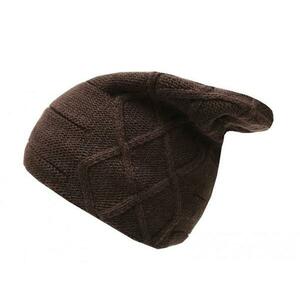 Zimní rasta čepice s podšívkou YM1 hnědá obraz