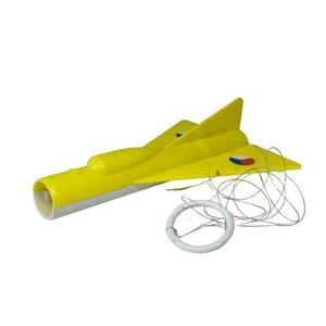 Zvukové letadlo MiG žluté obraz