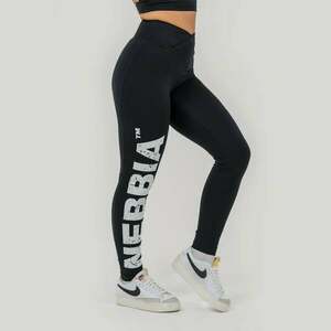 NEBBIA Dámské legíny High Waist Glute Check Black obraz