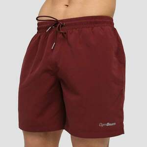 GymBeam Pánské plavecké šortky Burgundy obraz