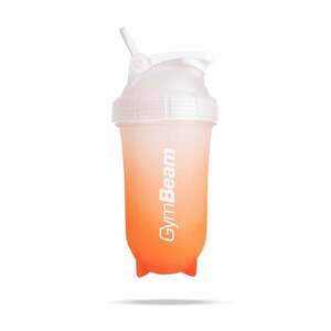 GymBeam Šejkr Tritan Gradient Orange 500 ml obraz