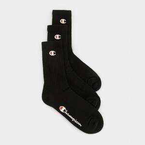 Champion Crew Socks 3Pack Black obraz