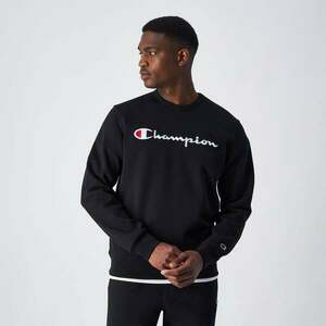 Champion Mikina Crewneck Black obraz