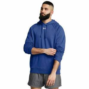 Under Armour Mikina UA Rival Fleece Hoodie Blue obraz